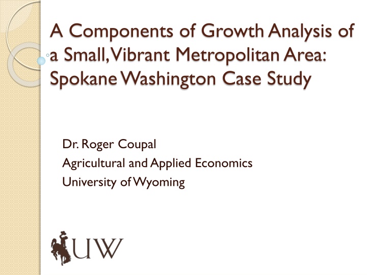 a components of growth analysis of a small n.w