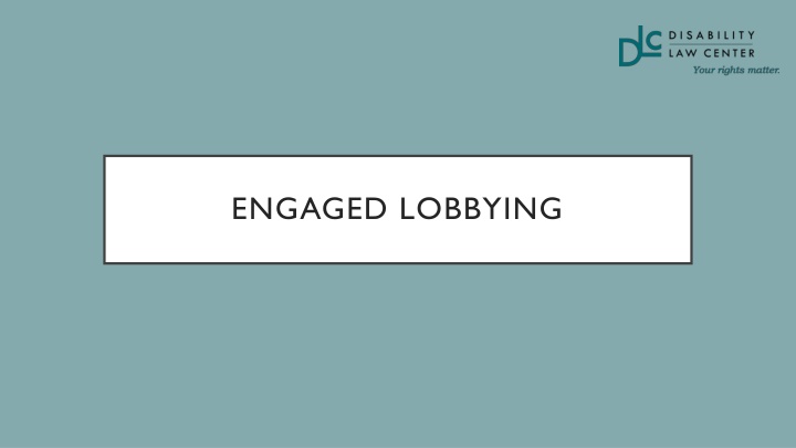 engaged lobbying n.w
