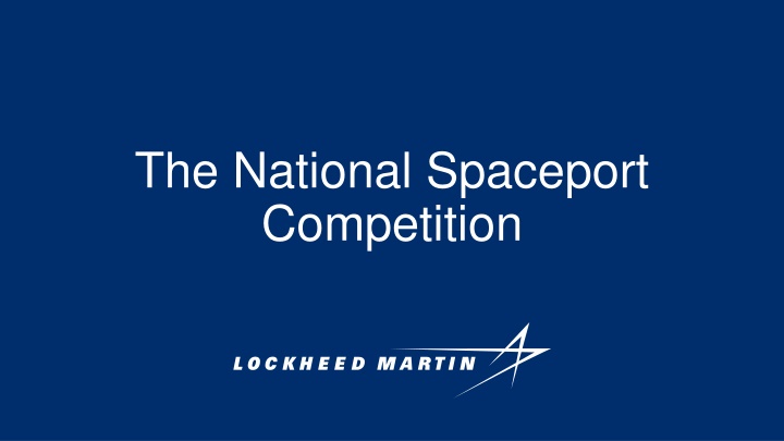 the national spaceport competition n.w