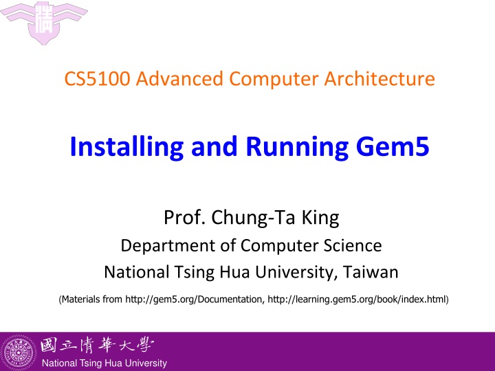 cs5100 advanced computer architecture n.w