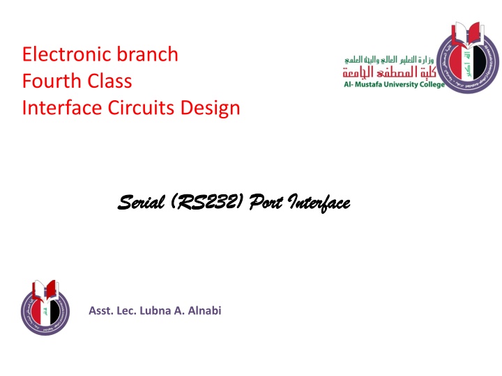 electronic branch fourth class interface circuits n.w