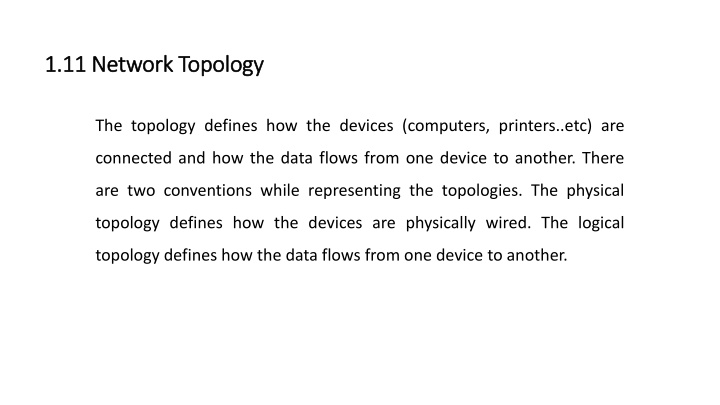 1 11 network topology 1 11 network topology n.w