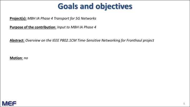 goals and objectives n.w