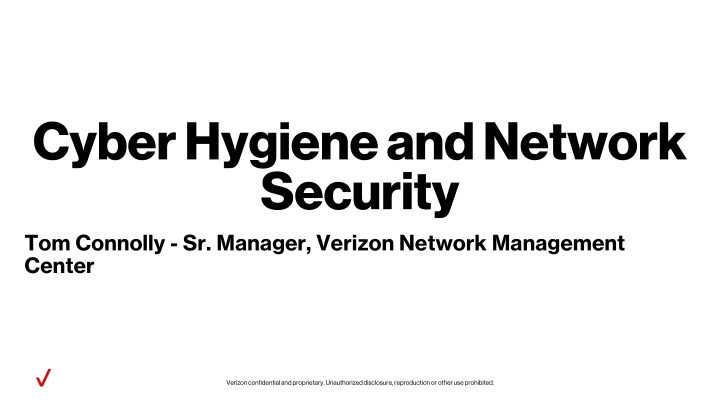 cyber hygiene and network security tom connolly n.w