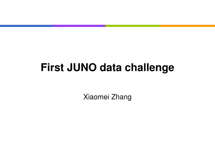 first juno data challenge n.w