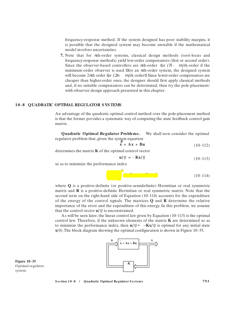 frequency response method if the system designed n.w