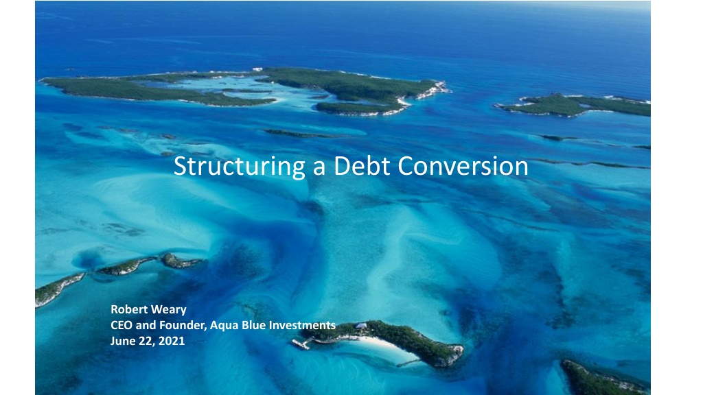 structuring a debt conversion n.w