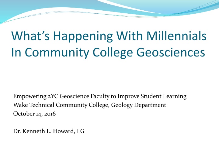 what s happening with millennials in community n.w