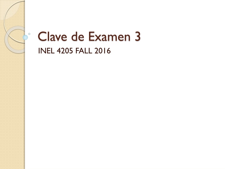 clave de examen 3 inel 4205 fall 2016 n.w