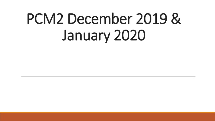 pcm2 december 2019 pcm2 december 2019 january n.w