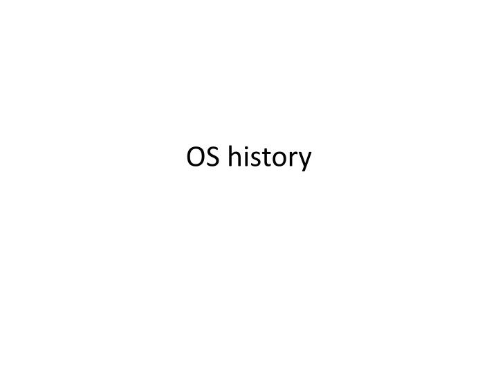 os history n.w