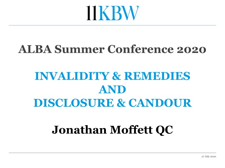alba summer conference 2020 n.w