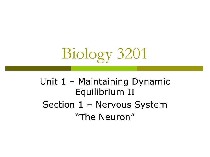 biology 3201 n.w