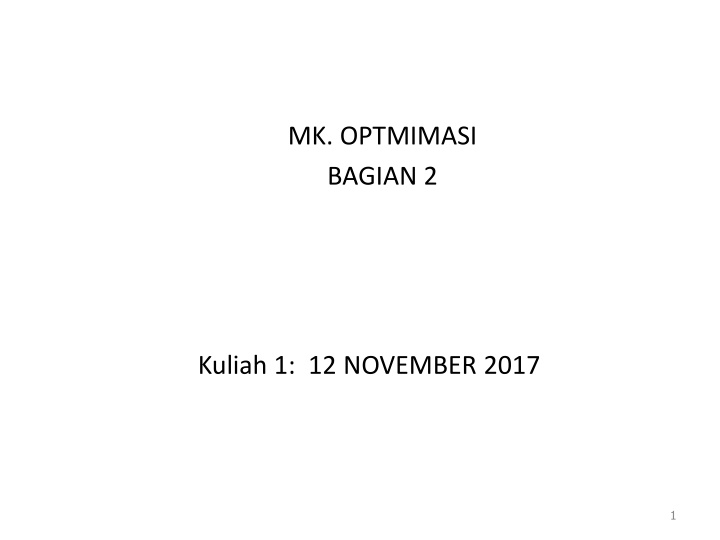 mk optmimasi bagian 2 n.w