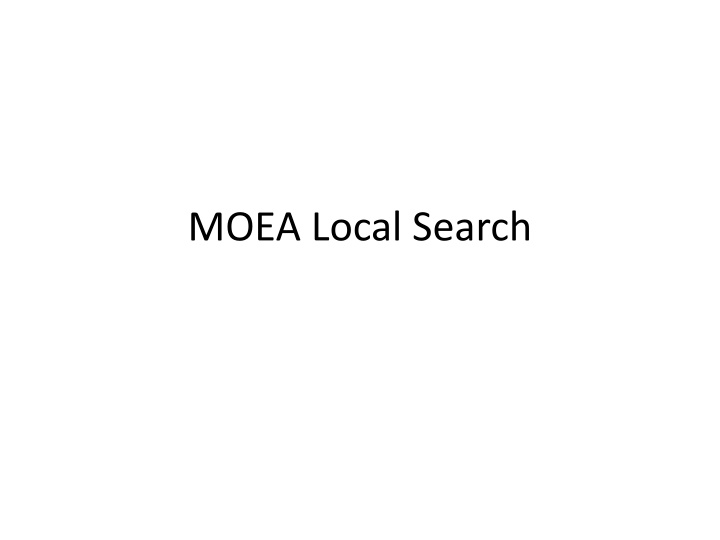 moea local search n.w