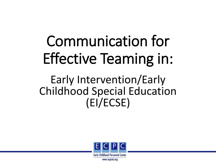 communication for communication for effective n.w
