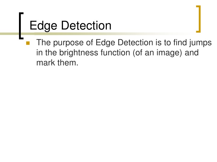 edge detection n.w