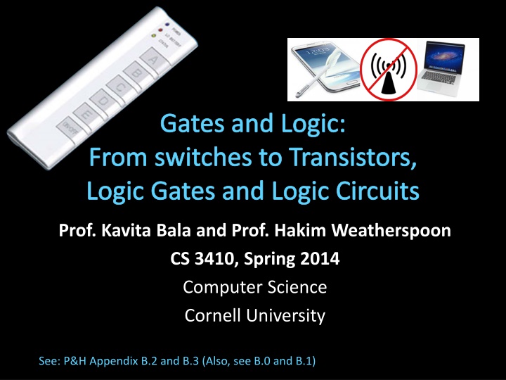 gates and logic from switches to transistors n.w