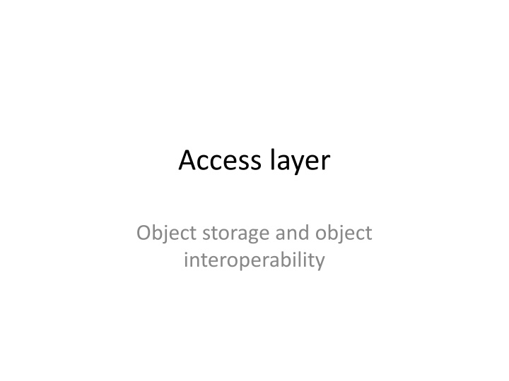access layer n.w