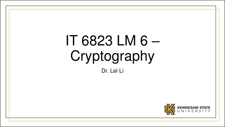 it 6823 lm 6 cryptography n.w