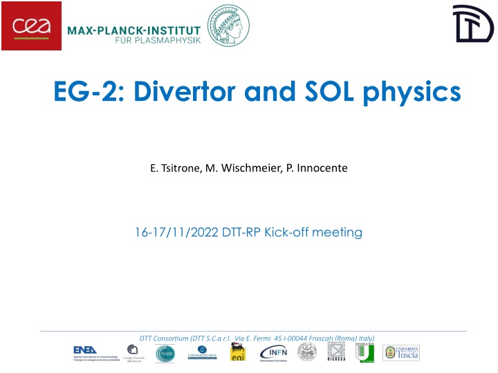 eg 2 divertor and sol physics n.w