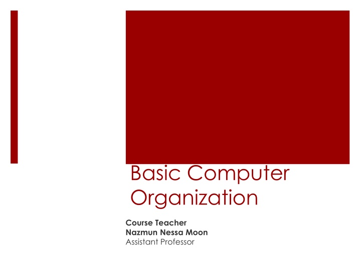 basic computer organization n.w