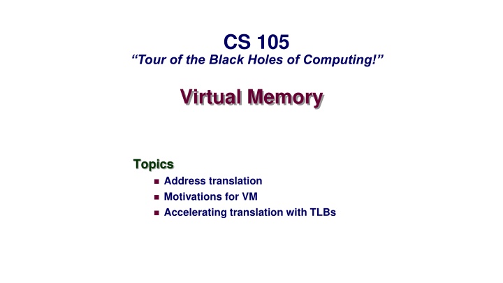 cs 105 n.w