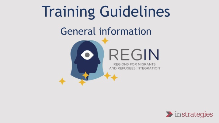 training guidelines n.w