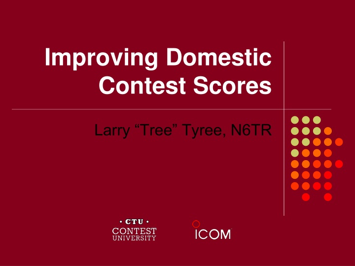 improving domestic contest scores n.w