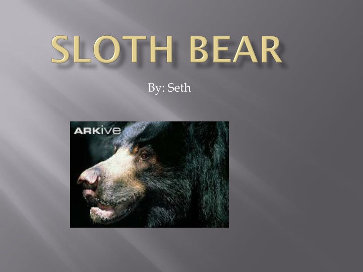 by seth n.w