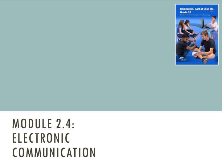 module 2 4 electronic communication n.w