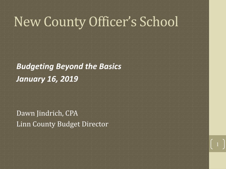 new county officer s school n.w