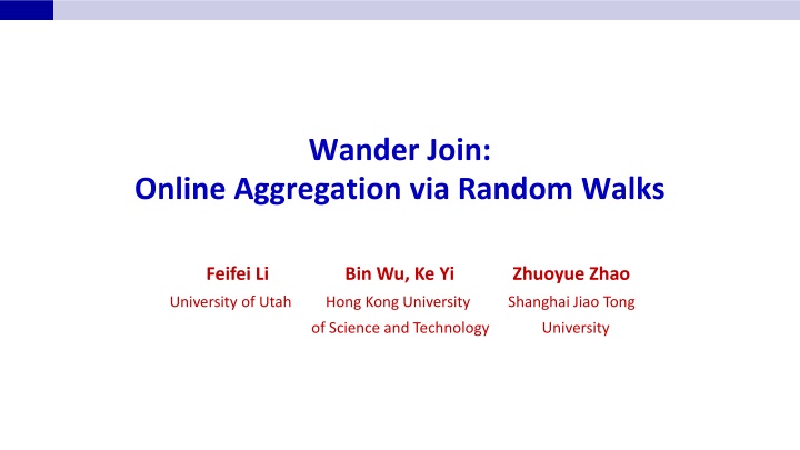 wander join n.w