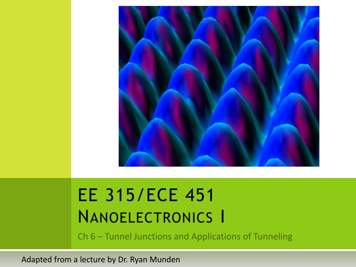 ee 315 ece 451 n anoelectronics i n.w