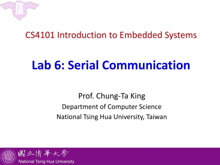 cs4101 introduction to embedded systems n.w