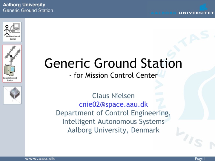 aalborg university generic ground station n.w