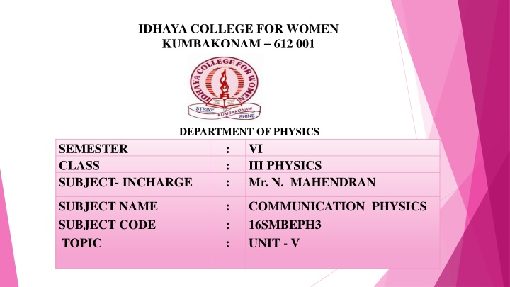 idhaya college for women kumbakonam 612 001 n.w
