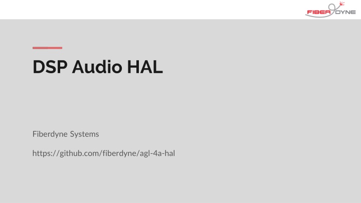 dsp audio hal n.w