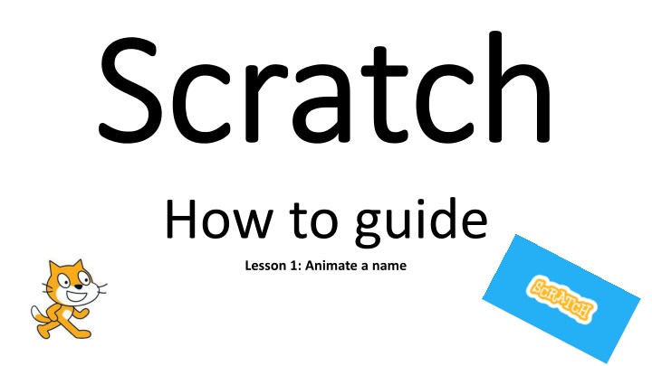 how to guide lesson 1 animate a name n.w