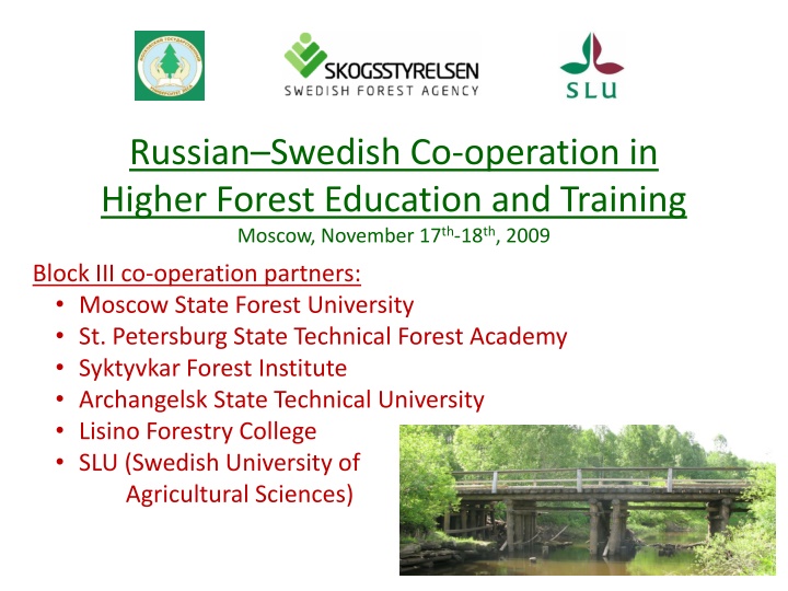russian swedish co operation in higher forest n.w