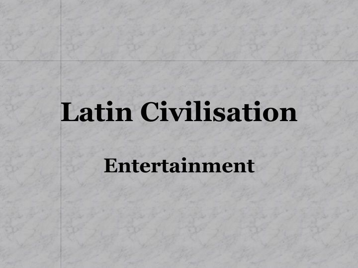 latin civilisation n.w