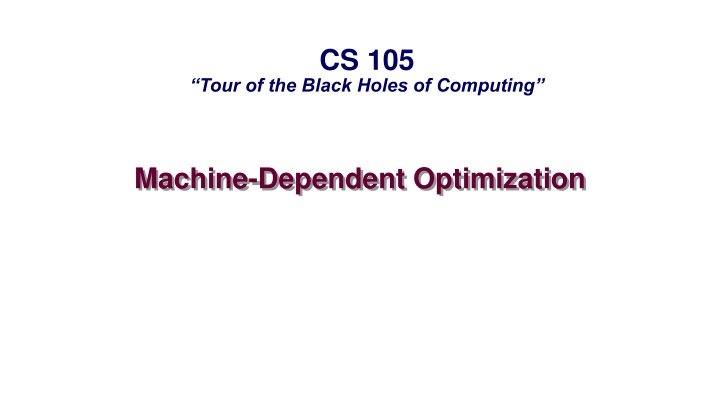 cs 105 n.w