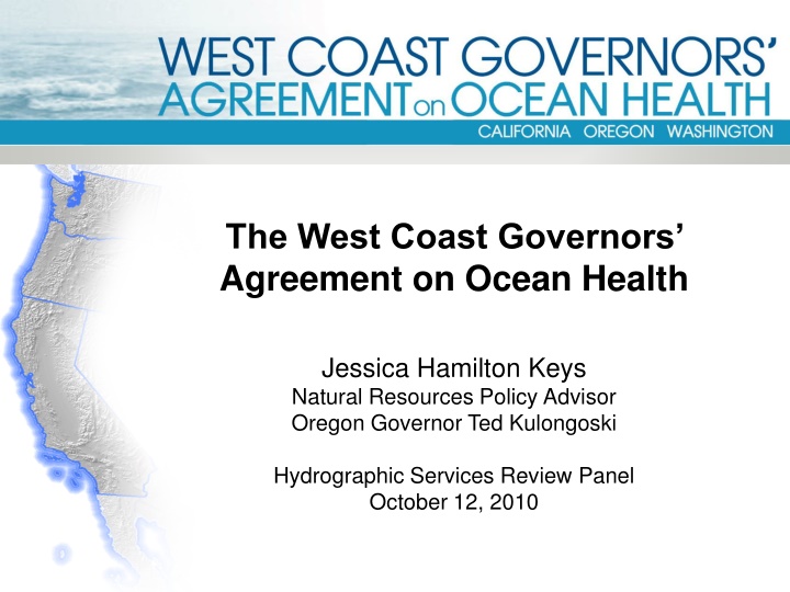 the west coast governors agreement on ocean health n.w