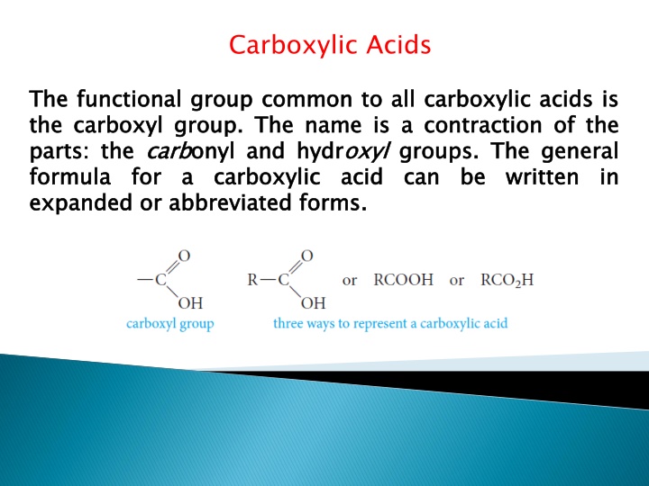 carboxylic acids n.w