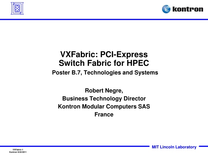 vxfabric pci express switch fabric for hpec n.w