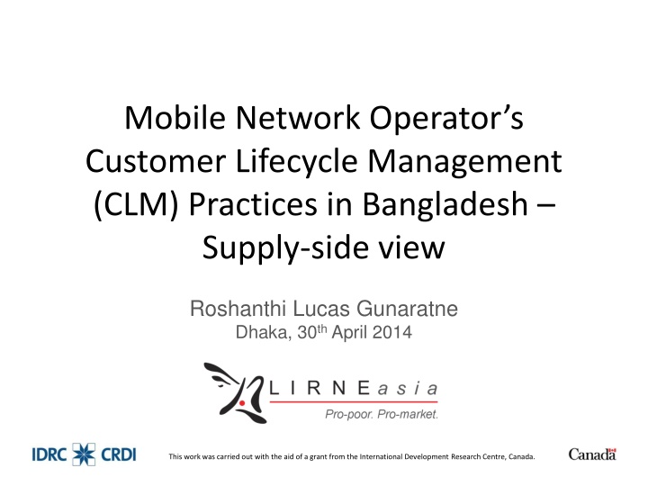 mobile network operator s customer lifecycle n.w
