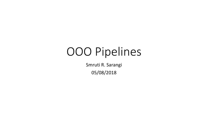 ooo pipelines n.w