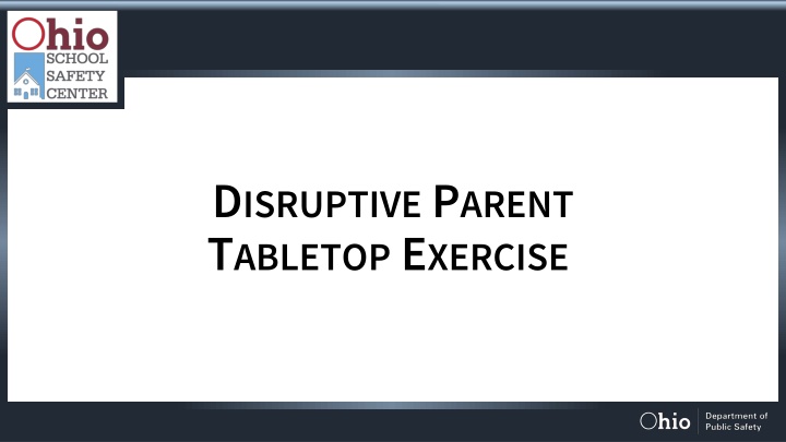 d isruptive p arent t abletop e xercise n.w