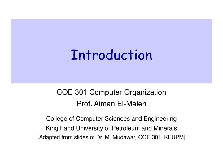 introduction n.w