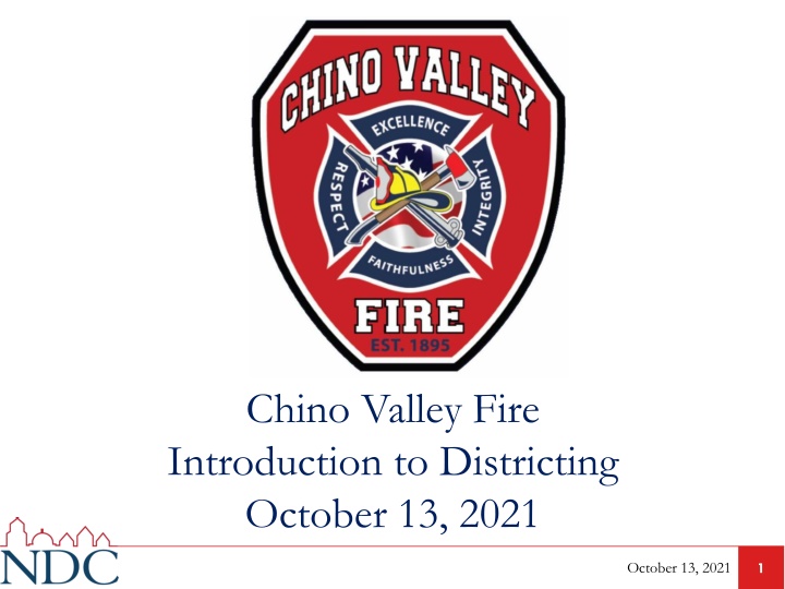 chino valley fire introduction to districting n.w